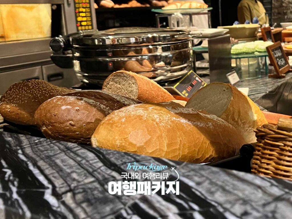 발리 인터컨티넨탈 리조트 조식 빵 메뉴