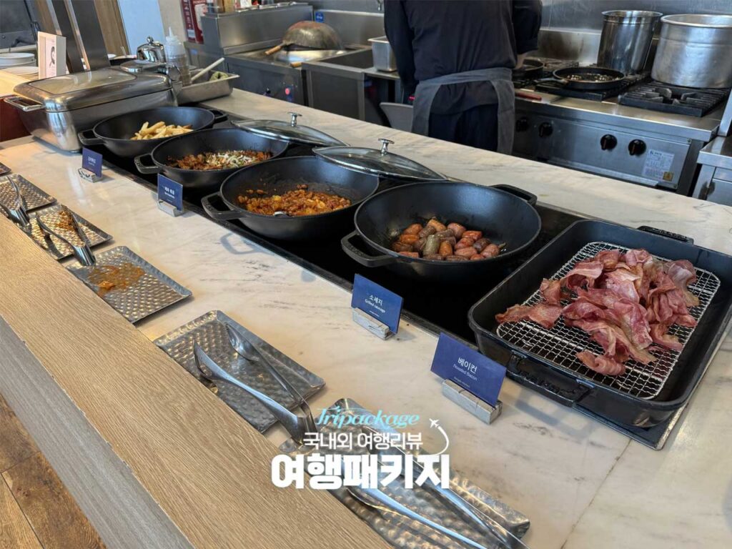 부산 페어필드 바이 메리어트 송도 비치 호텔 조식당 송도키친 메뉴